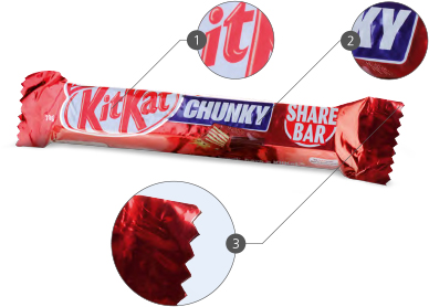 KitKat Chunky chocolate bar mock up